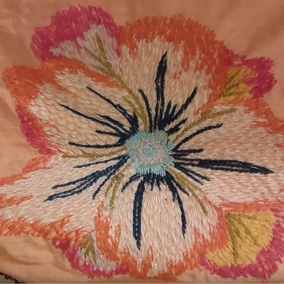 Maeve by Anthropologie Peach Floral Blouse - Picture 8 of 10